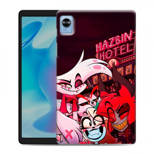 Дизайнерский силиконовый чехол для Realme Pad Mini Hazbin Hotel Отель Хазбин