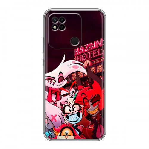 Дизайнерский силиконовый чехол для Xiaomi Redmi 10A Hazbin Hotel Отель Хазбин