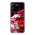 Дизайнерский силиконовый чехол для Vivo Y35 Hazbin Hotel Отель Хазбин
