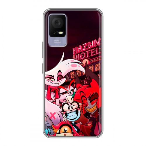 Дизайнерский силиконовый чехол для TCL 405 Hazbin Hotel Отель Хазбин
