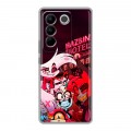 Дизайнерский силиконовый чехол для Vivo V27 Hazbin Hotel Отель Хазбин