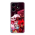 Дизайнерский силиконовый с усиленными углами чехол для Tecno Spark 10 Hazbin Hotel Отель Хазбин