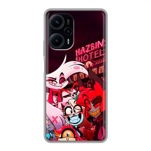Дизайнерский силиконовый чехол для XIaomi Poco F5 Hazbin Hotel Отель Хазбин