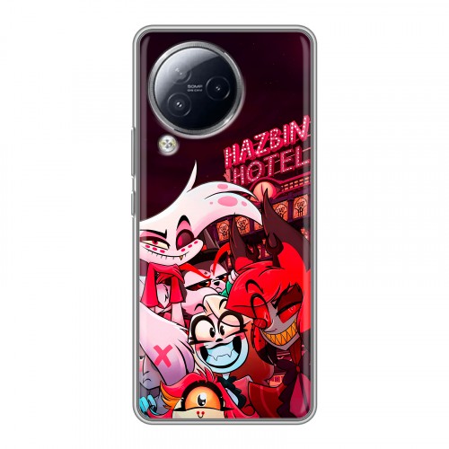 Дизайнерский силиконовый чехол для Xiaomi Civi 3 Hazbin Hotel Отель Хазбин