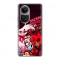 Дизайнерский силиконовый чехол для OPPO Reno10 Hazbin Hotel Отель Хазбин