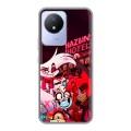 Дизайнерский силиконовый чехол для Vivo Y11 (2023) Hazbin Hotel Отель Хазбин