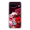 Дизайнерский силиконовый чехол для Google Pixel 8 Hazbin Hotel Отель Хазбин