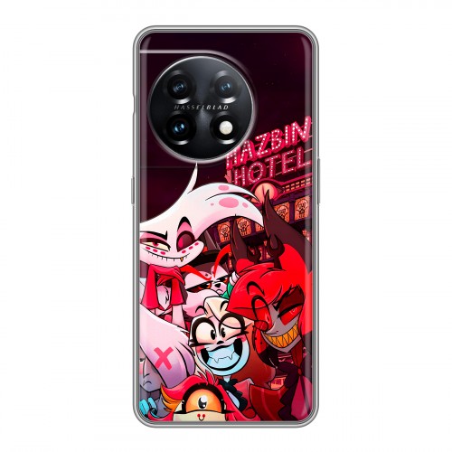 Дизайнерский силиконовый чехол для OnePlus 11 Hazbin Hotel Отель Хазбин