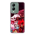 Дизайнерский силиконовый чехол для Vivo Y17s Hazbin Hotel Отель Хазбин