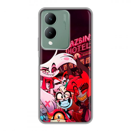 Дизайнерский силиконовый чехол для Vivo Y17s Hazbin Hotel Отель Хазбин