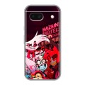Дизайнерский силиконовый чехол для Google Pixel 8a Hazbin Hotel Отель Хазбин