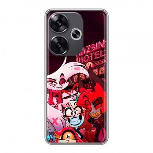 Дизайнерский силиконовый чехол для Xiaomi Redmi Turbo 3 Hazbin Hotel Отель Хазбин