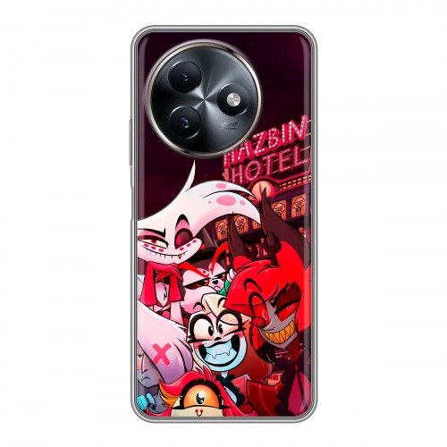 Дизайнерский силиконовый чехол для Itel S24 Hazbin Hotel Отель Хазбин