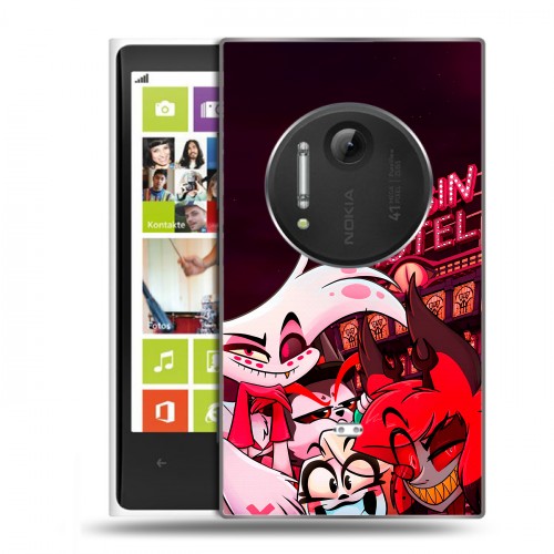 Дизайнерский силиконовый чехол для Nokia Lumia 1020 Hazbin Hotel Отель Хазбин