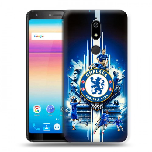 Дизайнерский силиконовый чехол для BQ Space X Chelsea Челси