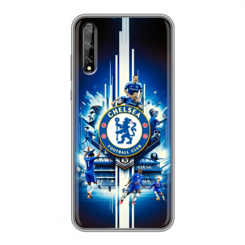 Дизайнерский силиконовый чехол для Huawei Y8p Chelsea Челси