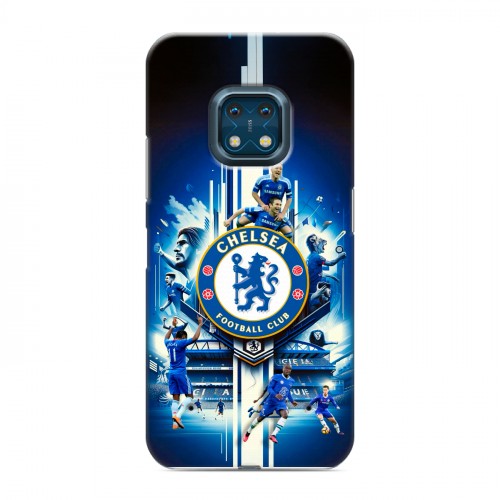 Дизайнерский силиконовый с усиленными углами чехол для Nokia XR20 Chelsea Челси