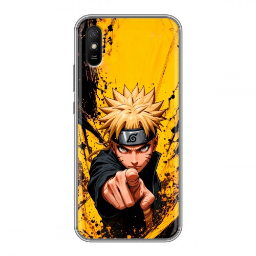 Дизайнерский силиконовый чехол для Xiaomi RedMi 9A Naruto Наруто