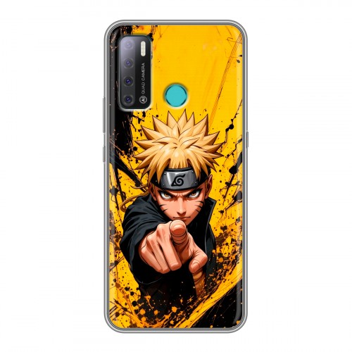 Дизайнерский силиконовый с усиленными углами чехол для Tecno Pouvoir 4 Naruto Наруто