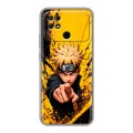 Дизайнерский силиконовый чехол для Xiaomi Poco C40 Naruto Наруто