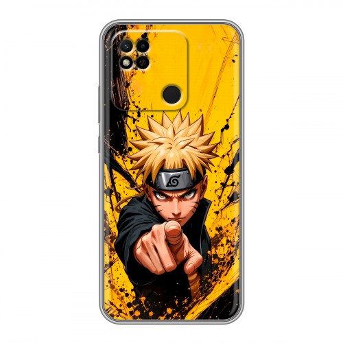 Дизайнерский силиконовый чехол для Xiaomi Redmi 10A Naruto Наруто