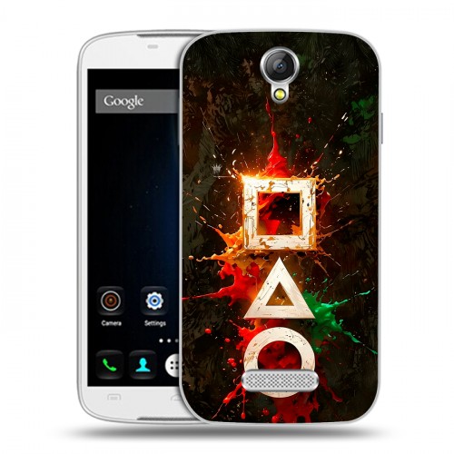 Дизайнерский силиконовый чехол для Doogee X6 Squid Game Игра кальмара