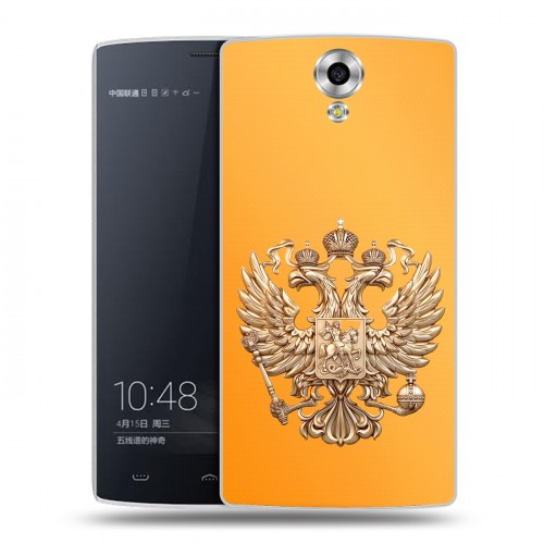 Дизайнерский силиконовый чехол для Homtom HT7 Герб Флаг России