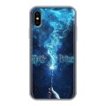 Дизайнерский силиконовый чехол для Iphone x10 Harry Potter Гарри Поттер