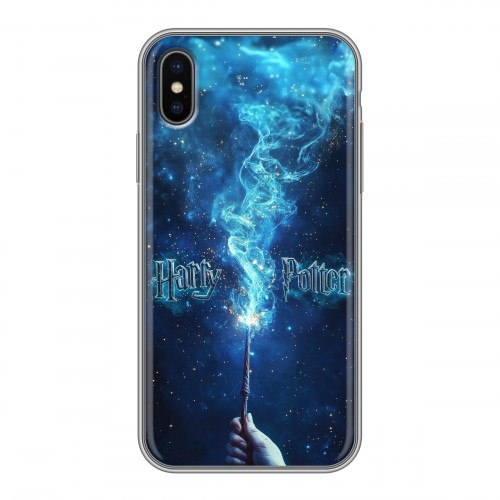 Дизайнерский силиконовый чехол для Iphone x10 Harry Potter Гарри Поттер