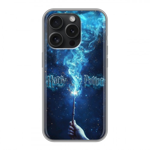 Дизайнерский силиконовый чехол для Iphone 15 Pro Harry Potter Гарри Поттер