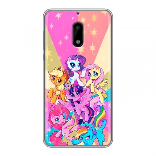 Дизайнерский пластиковый чехол для Nokia 6 My little pony Дружба чудо