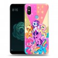 Дизайнерский силиконовый чехол для Xiaomi Mi A2 My little pony Дружба чудо