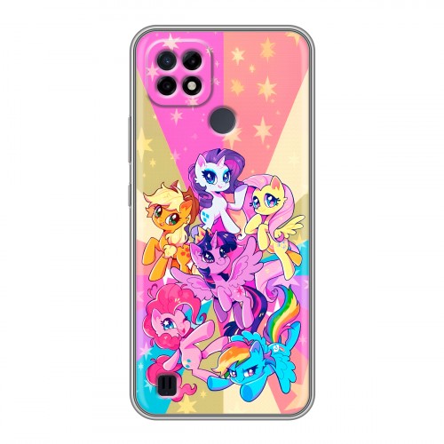 Дизайнерский силиконовый чехол для Realme C21 My little pony Дружба чудо