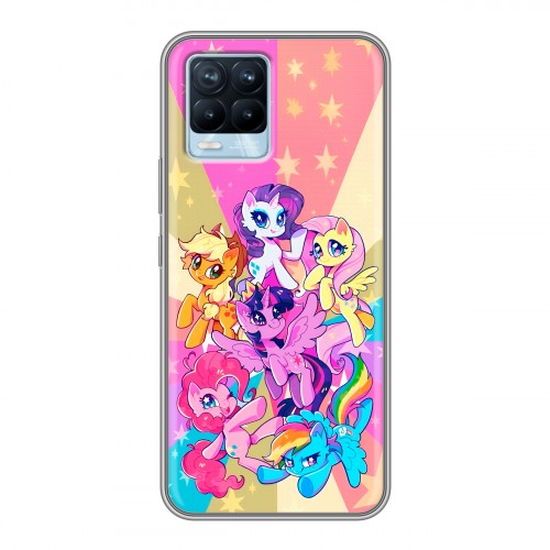 Дизайнерский силиконовый чехол для Realme 8 My little pony Дружба чудо