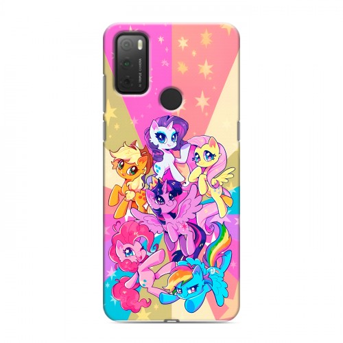 Дизайнерский силиконовый чехол для Alcatel 3L (2021) My little pony Дружба чудо