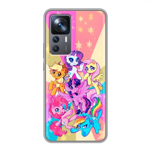 Дизайнерский силиконовый чехол для Xiaomi 12T My little pony Дружба чудо