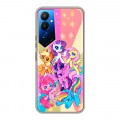 Дизайнерский силиконовый чехол для Tecno Pova 4 My little pony Дружба чудо