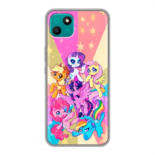 Дизайнерский силиконовый чехол для Wiko T10 My little pony Дружба чудо