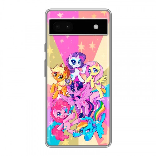 Дизайнерский силиконовый чехол для Google Pixel 6a My little pony Дружба чудо