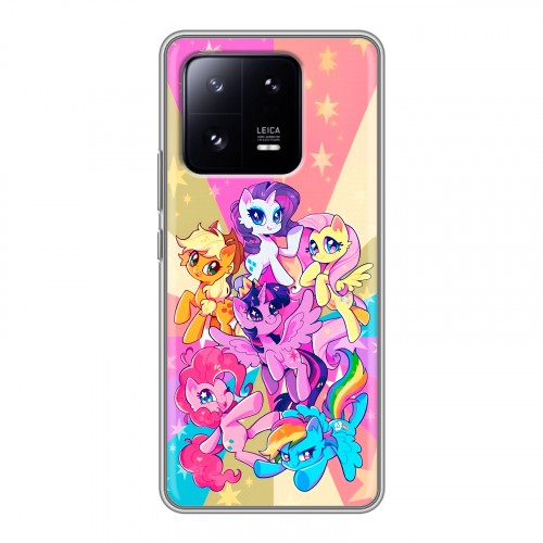 Дизайнерский силиконовый чехол для Xiaomi 13 Pro My little pony Дружба чудо