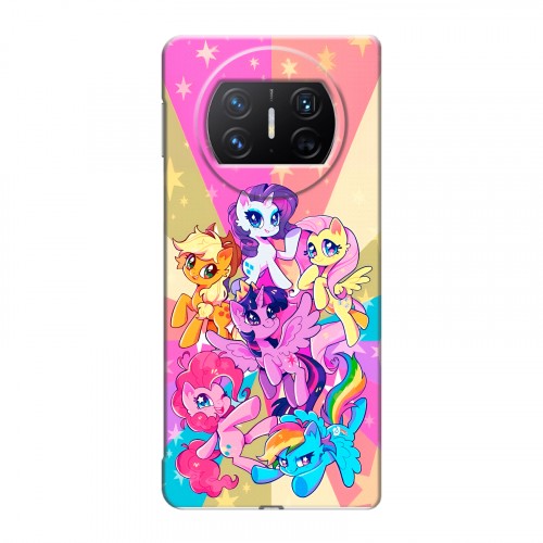 Дизайнерский пластиковый чехол для Huawei Mate X3 My little pony Дружба чудо