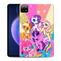 Дизайнерский силиконовый чехол для Xiaomi Pad 6 My little pony Дружба чудо