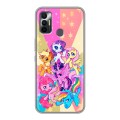 Дизайнерский силиконовый чехол для Tecno Spark 7 My little pony Дружба чудо