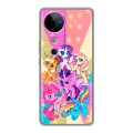 Дизайнерский силиконовый чехол для Vivo V40 5G My little pony Дружба чудо