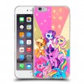 Дизайнерский силиконовый чехол для Iphone 6 Plus/6s Plus My little pony Дружба чудо
