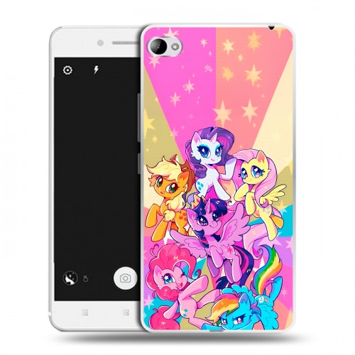 Дизайнерский пластиковый чехол для Lenovo S90 My little pony Дружба чудо