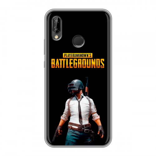 Дизайнерский силиконовый чехол для Huawei P20 Lite PUGB ПАГБ