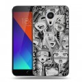 Дизайнерский пластиковый чехол для Meizu MX5 Ahegao Ахегао Аниме