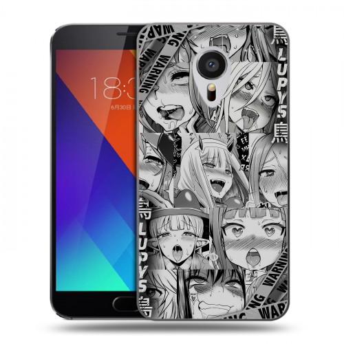 Дизайнерский пластиковый чехол для Meizu MX5 Ahegao Ахегао Аниме
