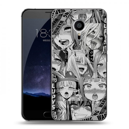 Дизайнерский пластиковый чехол для Meizu Pro 5 Ahegao Ахегао Аниме